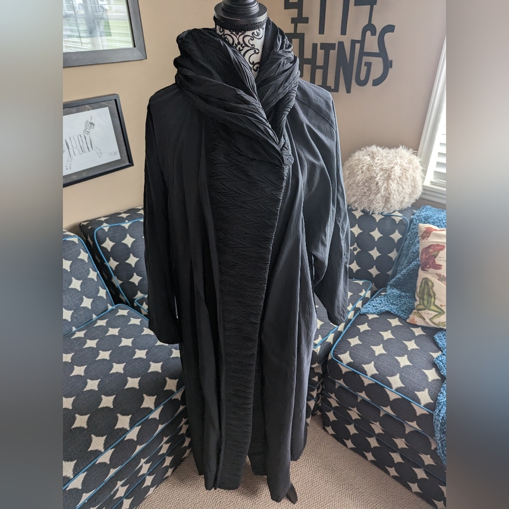 Vintage swing raincoat with crossbody bag M